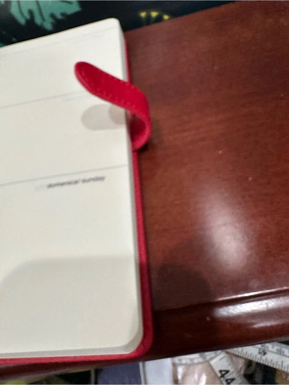 Bally Switzerland Red Leather Organizer Planner Datebook Notebook Snap Closure